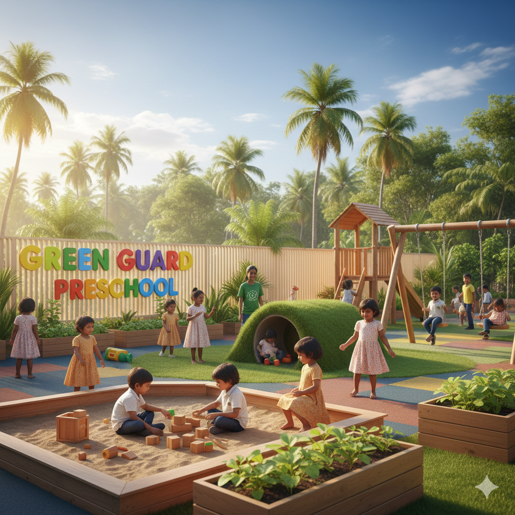 Green Guard Preschool Classroom